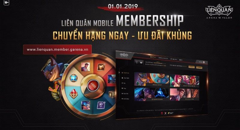 Lên hạng membership để được nhận nhiều ưu đãi.