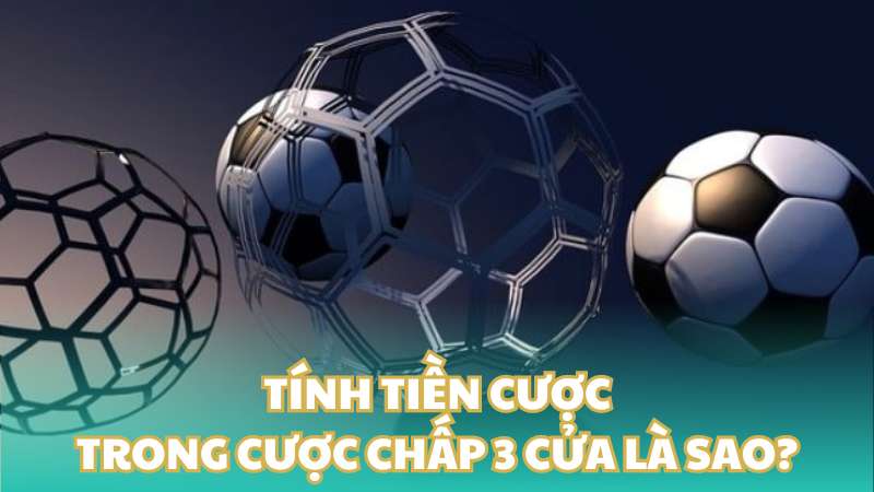 Tính tiền cược trong cược chấp 3 cửa là sao?