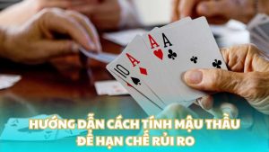 Hướng dẫn cách tính mậu thầu để hạn chế rủi ro